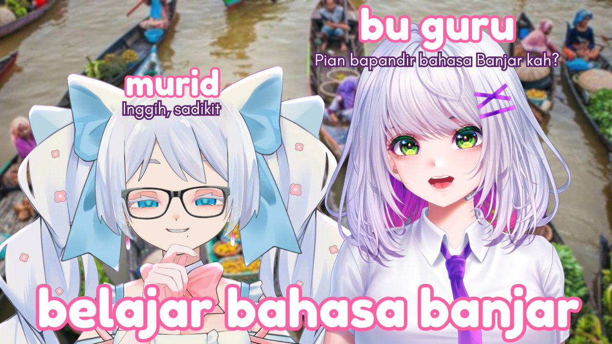 Belajar bahasa asing memang mantap tapi pernah nggak sih kalian belajar bahasa daerah dengan sejuta keragamannya?🤩
Sore ini kita bakalan "belajar bahasa banjar" bareng animeh policiii😍
4pm on my youtube channel youtube.com/live/Q91iL3B6Y…