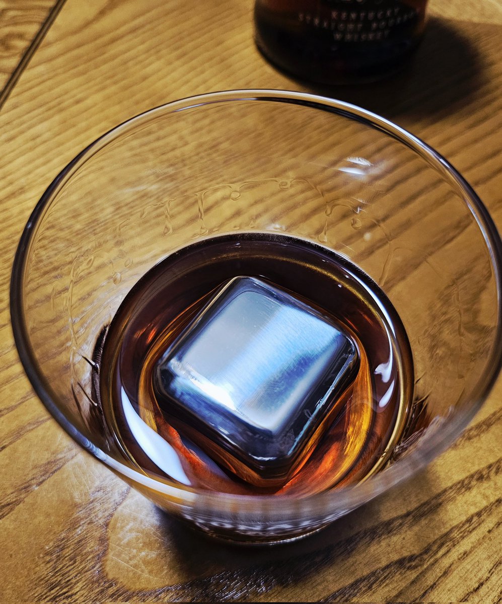 How it started, How it's going 😉🥃...NGL...These Stainless Cubes Are Amazing 💯🎯