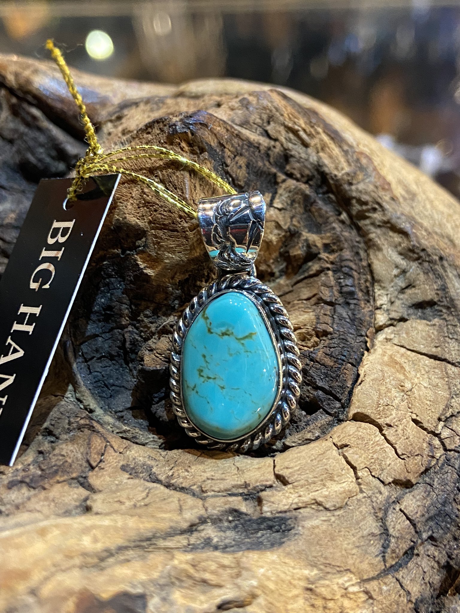 BIG HAND シルバーアクセサリー　ターコイズ ペンダントトップ BigHand ターコイズ シルバーペンダントトップ