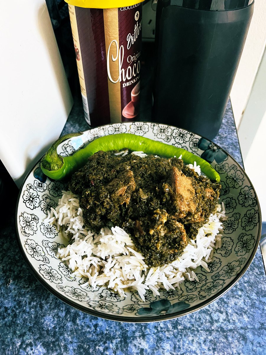 Agent99c's tweet image. Pork Ghormeh sabzi Iranian dish just forgot the red kidney beans Basmati rice , pork is from me they do with lamb meat #lunch #Ghormehsabzi #iranfood #pork #food #yum #basmati