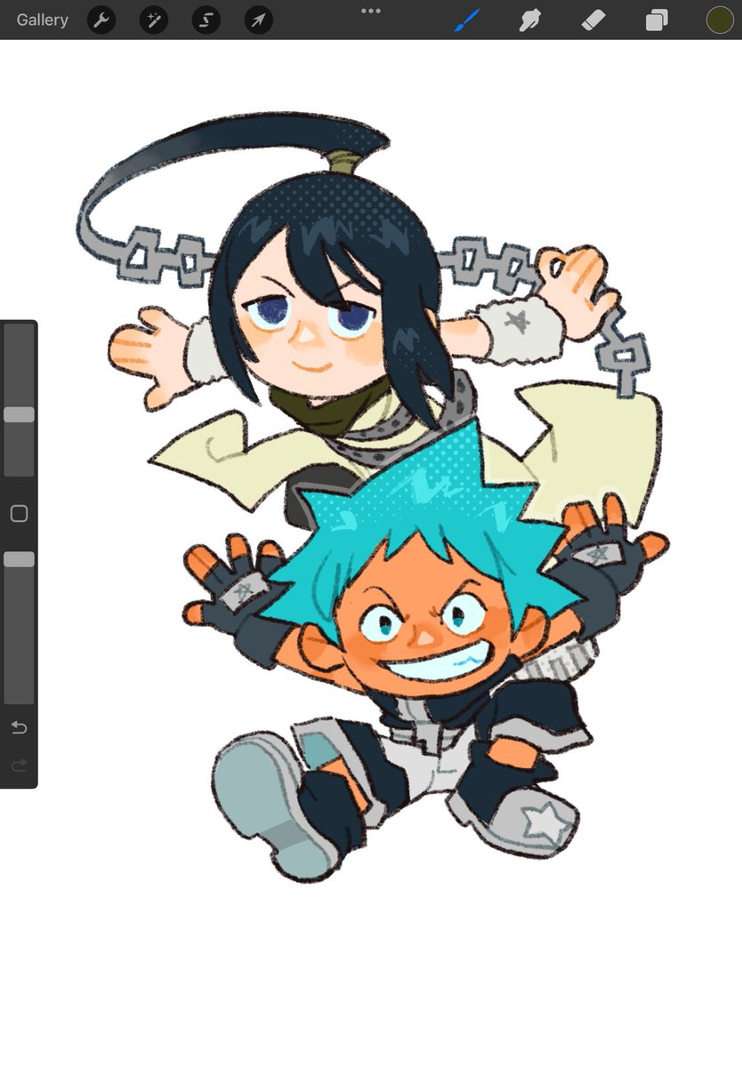 mimscosara's tweet image. Black star n tsubaki