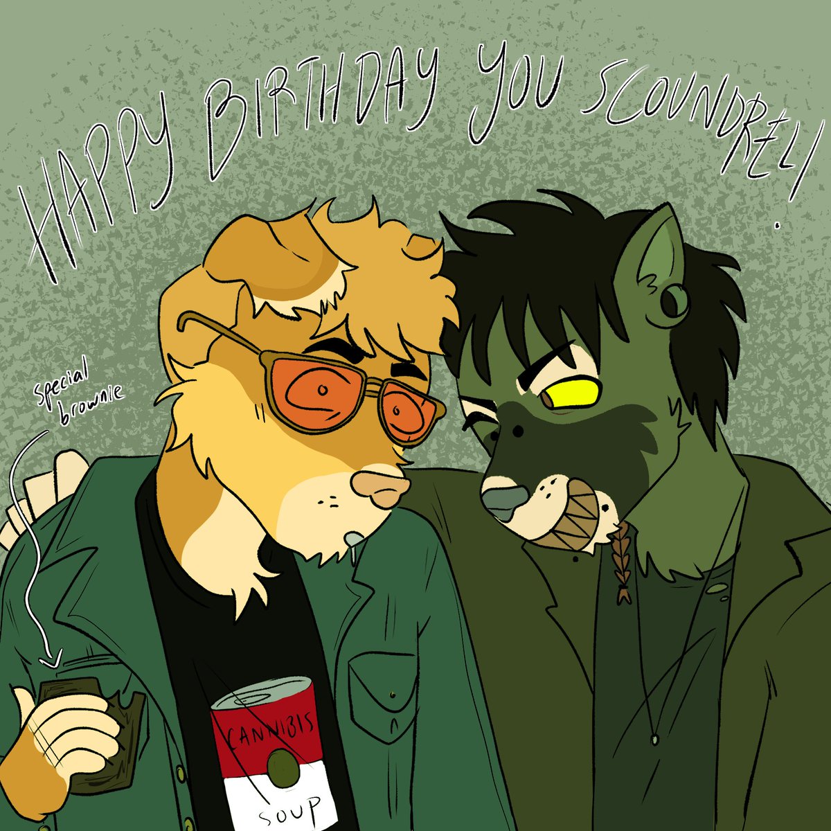 HAPPY BIRTHDAY TO MY BUDDY <a href="/Mephistofleas/">Scoundrel / Flea「@ CHOMP. BACK ON 7/22」</a> !!!!!!!!!! I LOVE U SO MUCH MAN!!!!!!!!!! HAVE THE BESTEST DAY EVER OR ELSE.!!!