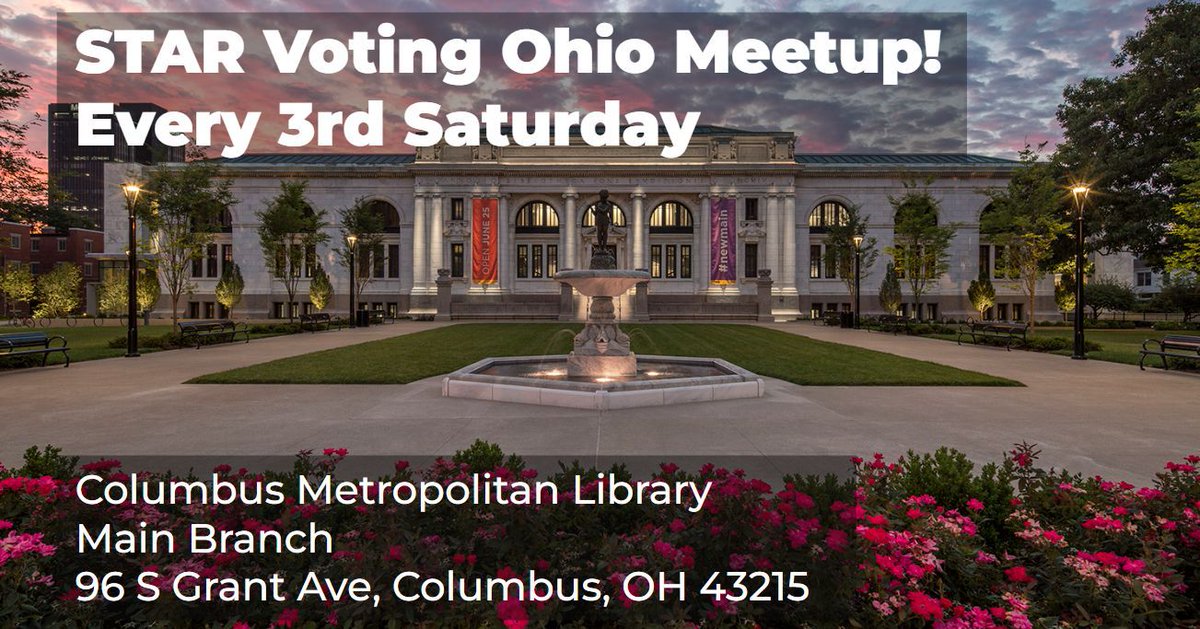 5starvoting's tweet image. Ohio monthly meetup: July 19
Come join the incredible work being done by our Ohio chapter!
starvoting.org/oh_call_202507…