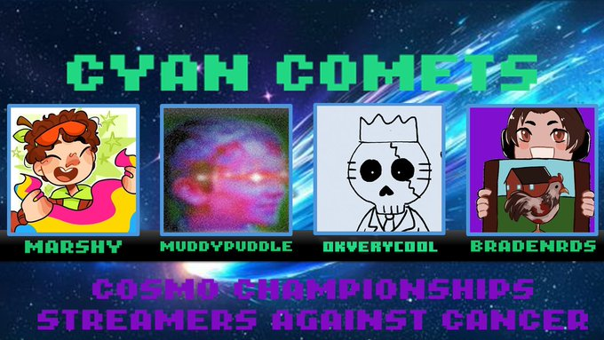ItsMeMarshy_'s tweet image. I'm in ALL of these events tomorrow! If you are able to donate or even just watch it would mean the world! Check @Streams4Sarcoma for the event schedule! Don't forget... TECHNOBLADE NEVER DIES 🐷👑