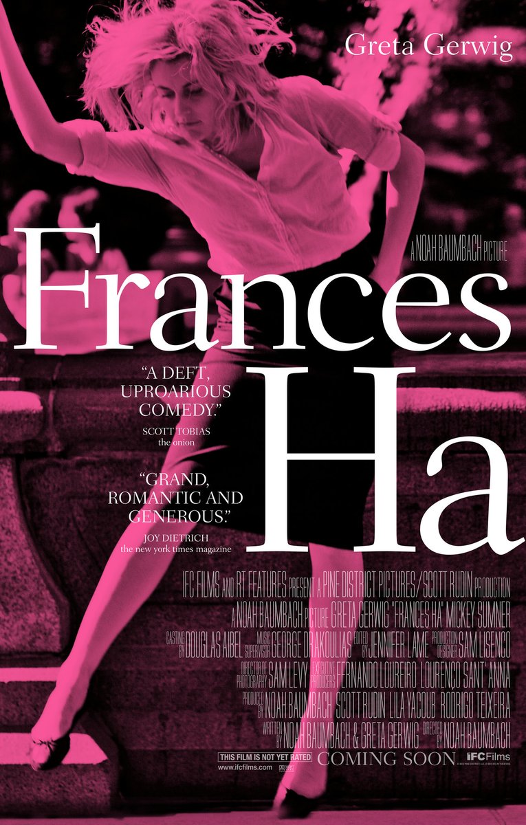 ApocalypseJow's tweet image. #NowWatching

Frances Ha (2012)
Dir. Noah Baumbach