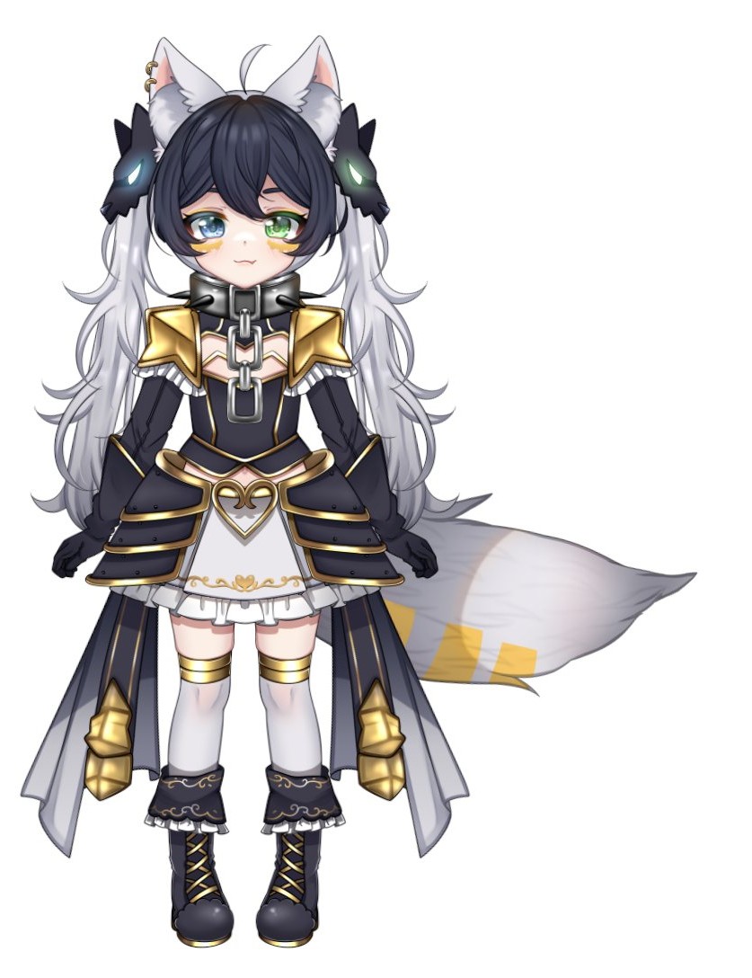 winter_wolve's tweet image. I'm looking for a Vtuber L2D artist that can help draw the arms for controller and pet holding as shown. If you can draw the arm of my knight small Winty please let me know.
Any friends know a trusted artist send them my way plz.
The former artist has stopped drawing L2D models