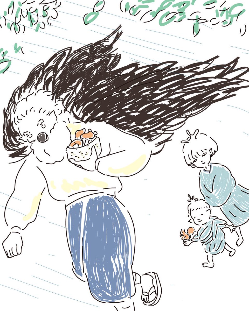カラステングと
ユウダチノカサ

わーバタバタしてて全然描けなかった💦
今週末は描くぞー！！😊

#illustration
#イラスト