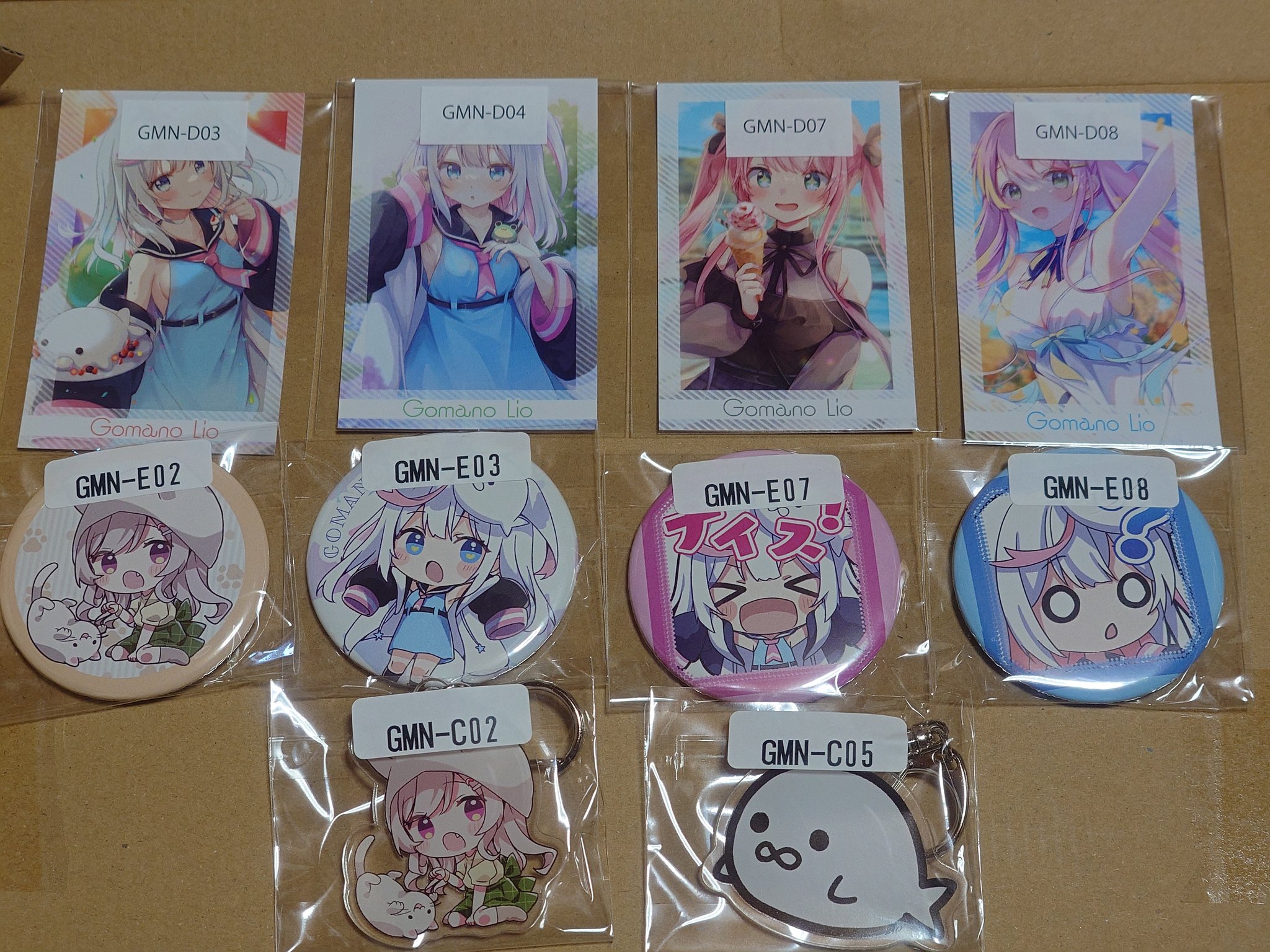 胡麻乃りお　直筆サイン入りアクリルプレート A4 複製原画 胡麻乃りお先生 | Alice Online Store