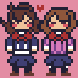 chervofthevoid's tweet image. i&apos;m having fun with aseprite. pixel yukaham