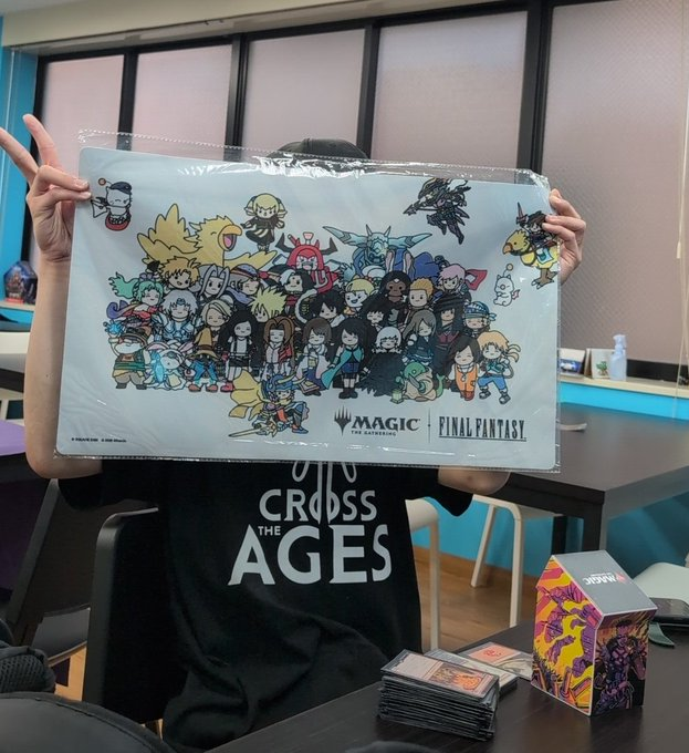 【#MisMtg大会情報】  
本日のカジュアルFFプレイマットスタンダード
は
桜井さん
がプレイマットを獲得されました！
おめでとうございます！
  #mtgjp