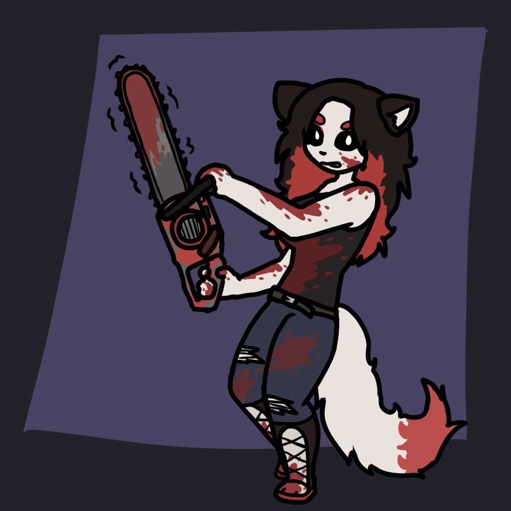 wrathz_art's tweet image. Blood Drawing Warning!
.
.
.
.
.
.
.
.
.
.
.
.
.
.
.
.
.
.
.
.
The FINAL GIRL 🪚
Attacking @MashProTato for ArtFight!!