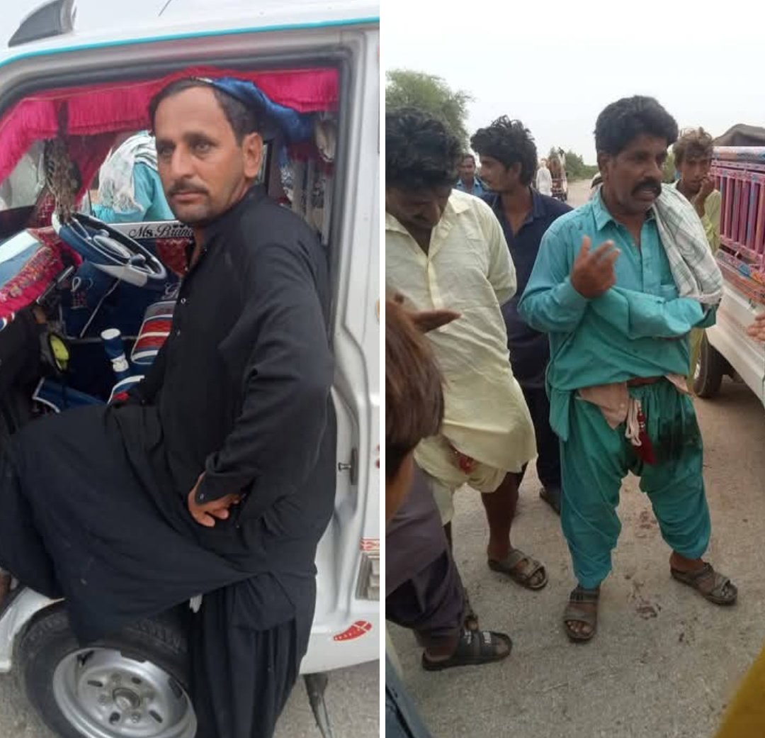کورواھ ويجهو سعيدا واھ اسٽاپ وٽ موٽرسائيڪلن تي سوار 6 نامعلوم ھٿياربندن ھٿيارن جي زور تي سوزڪي پڪ اپ کي روڪي چوپائي مال جي واپارين 2 لک روڪ رقم ڦر ،

ڦر دوران مزاحمت ڪرڻ تي 2 واپاري يارو ملاح ۽ اقبال ٺاراڻي گوليون لڳڻ سبب سخت زخمي ٿي پيا،