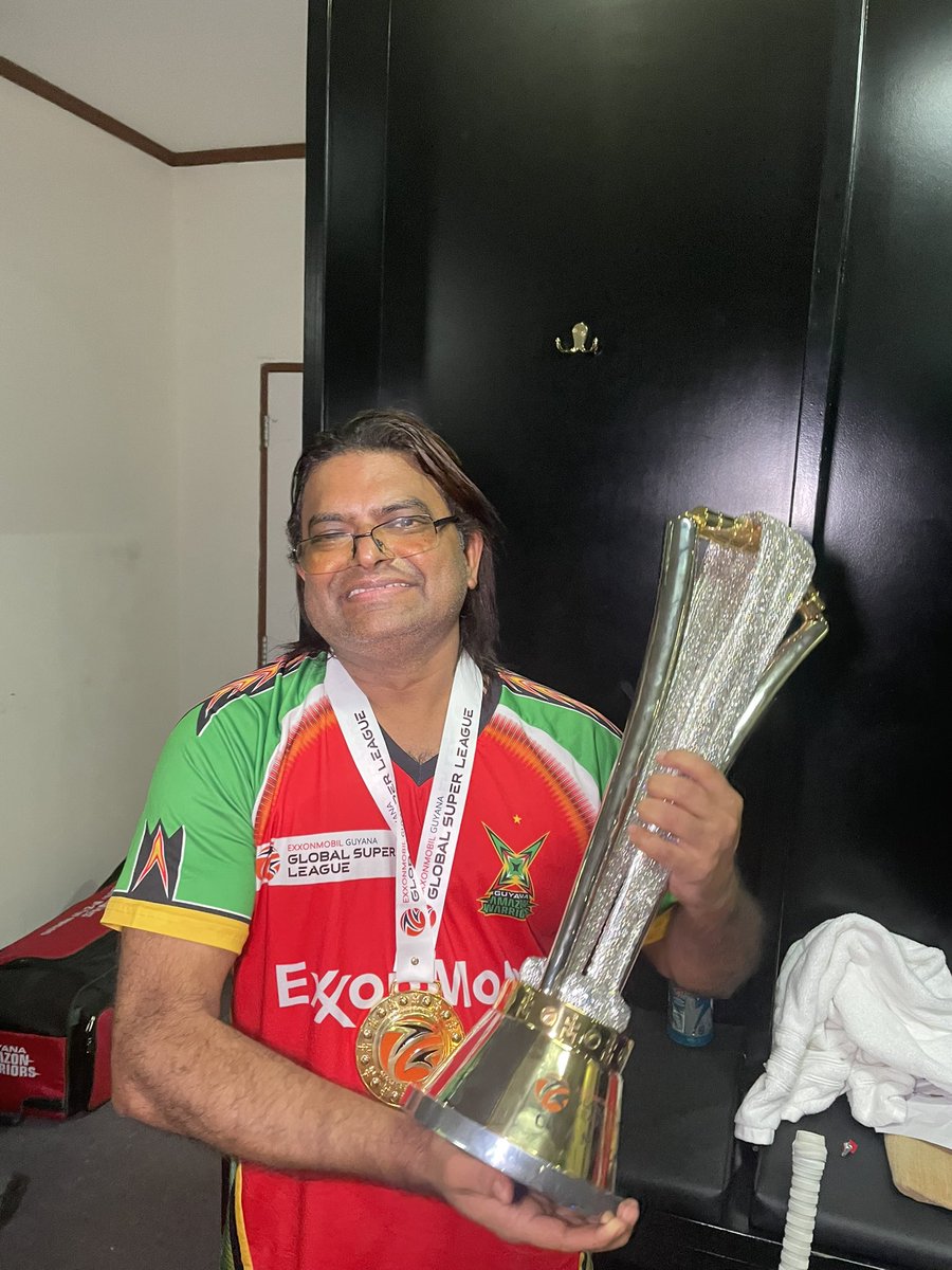 Prasanna (@prasannalara) on Twitter photo GSL 2025 champions. Surreal feeling. First win as a head coach for Guyana Amazon Warriors.
Thanks to these people who believed in me. My brother <a href="/Vijaykarthikeyn/">Vijayakarthikeyan K</a> <a href="/Vikram7723/">Vikram Chandrasekaran</a> <a href="/SriniMaama16/">Mama</a>
Dr Moosajee <a href="/ashwinravi99/">Ashwin 🇮🇳</a> <a href="/Altafkazi/">Altaf Kazi</a> GSL 2025 champions. Surreal feeling. First win as a head coach for Guyana Amazon Warriors.
Thanks to these people who believed in me. My brother <a href="/Vijaykarthikeyn/">Vijayakarthikeyan K</a> <a href="/Vikram7723/">Vikram Chandrasekaran</a> <a href="/SriniMaama16/">Mama</a>
Dr Moosajee <a href="/ashwinravi99/">Ashwin 🇮🇳</a> <a href="/Altafkazi/">Altaf Kazi</a>