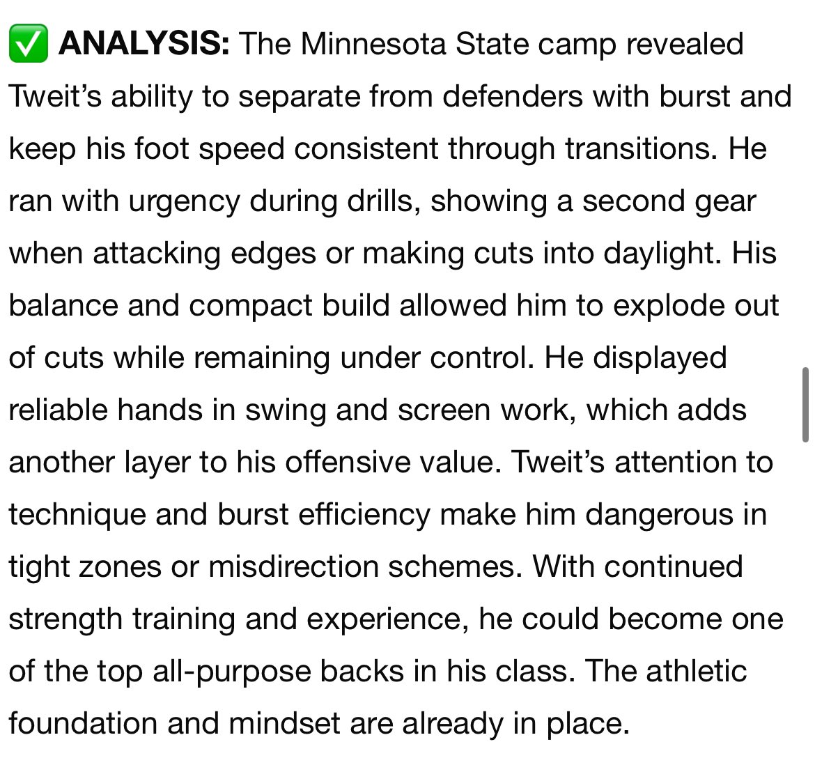 Huge thank you to <a href="/sixstarfootball/">Six Star Football | PLUS+</a> for the write up today!