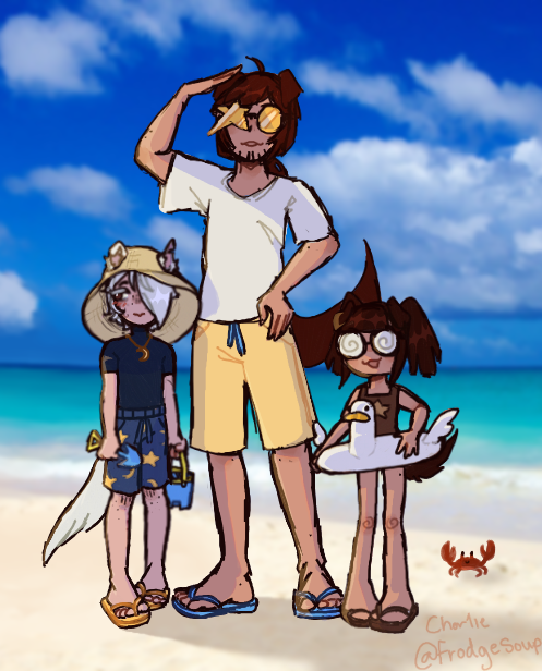 Family beach day! :D
#ocart #digitalartists #digitalarts