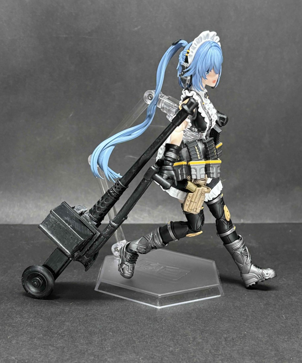 N4BVEyfgTOWHNYj's tweet image. 次の物のコンセプトが大体形になりました
お屋敷と敷地の内を重機関銃がカート状態で移動する
これでメイドさんでも素早く展開出来るよ