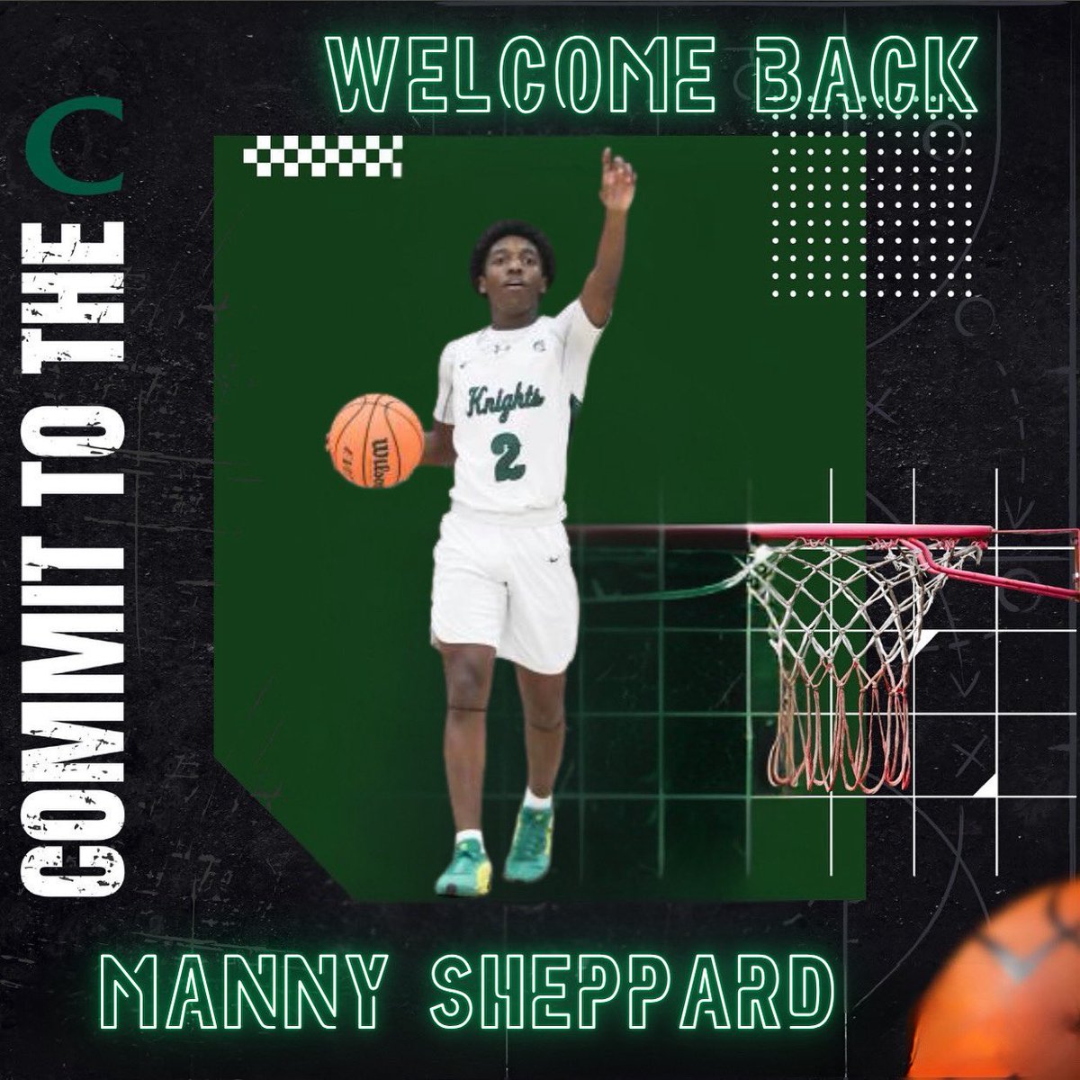 We would like to welcome <a href="/mannysheppard/">Emmanuel Sheppard</a> back to the Knights Program! #CommittotheC