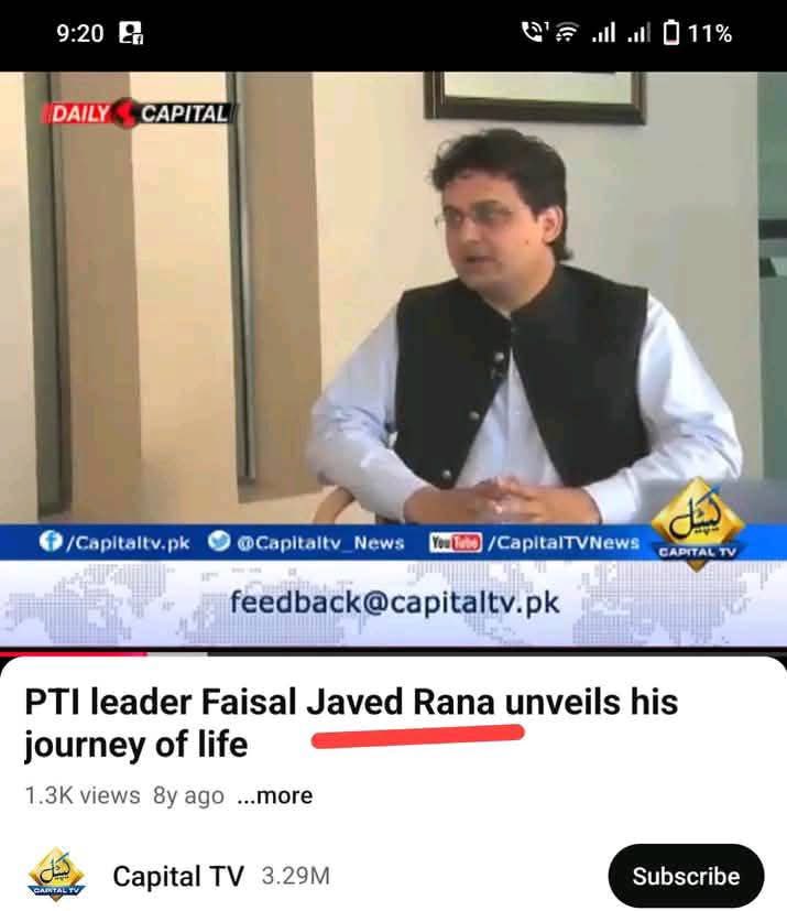 DrKhanSpeaks's tweet photo. آٹھ سال پہلے فیصل جاوید، فیصل جاوید رانا ہوا کرتے تھے۔ پھر یوتھیوں نے اسکی قومیت بدل کر پختون بنا دیا۔ بس ایک پشتو بھی سکھا دیتے تو کام پکا ہو جاتا۔ 😅😂 https://t.co/dRmaXGkMAi