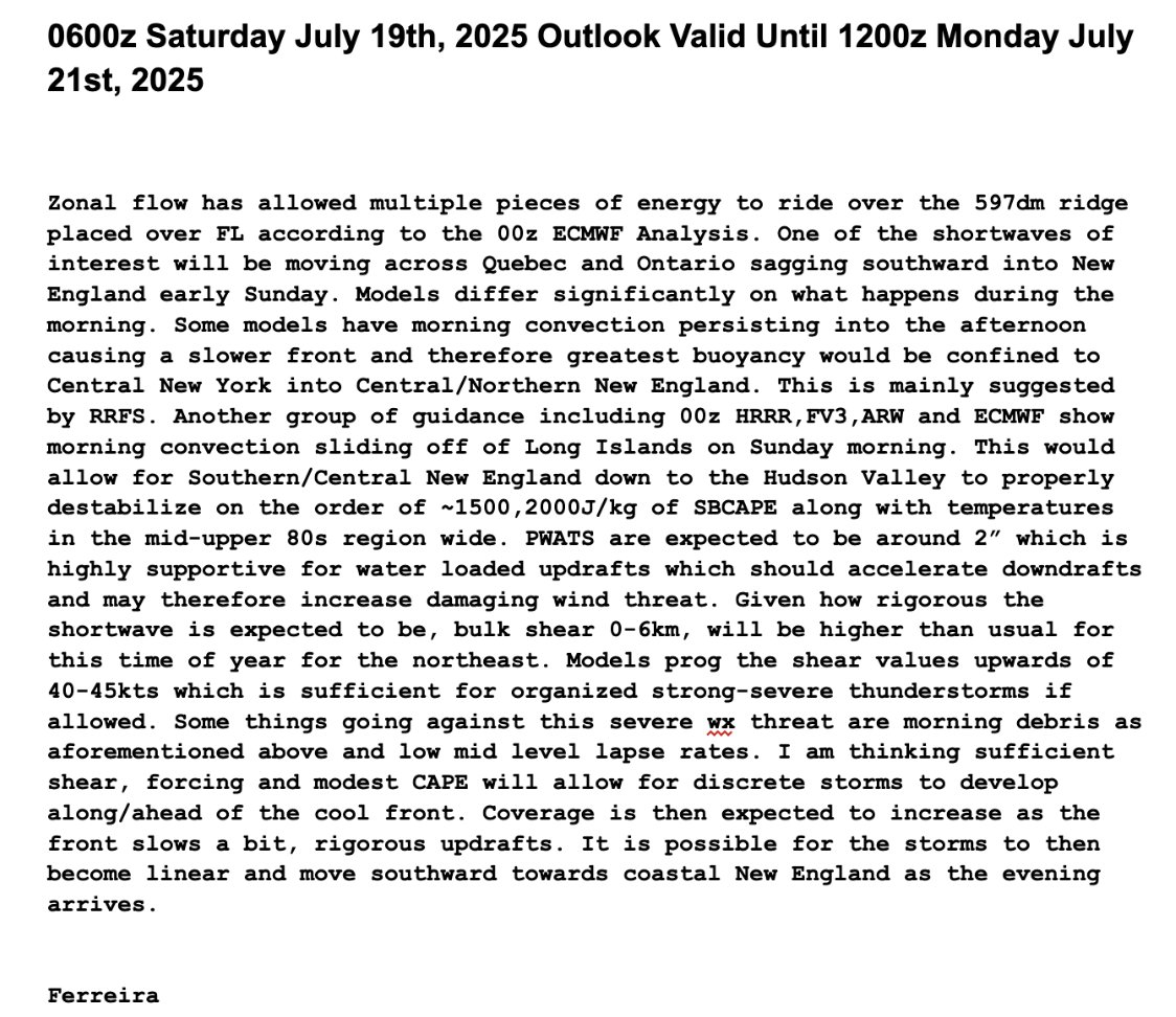 MassachusettsWx's tweet image. **THIS IS NOT THE SPC OUTLOOK, SEE spc.noaa.gov FOR THE LATEST CONVECTIVE OUTLOOK** First thoughts for tomorrow is out! Thinking this is one of the best svr threat of the year thus far.