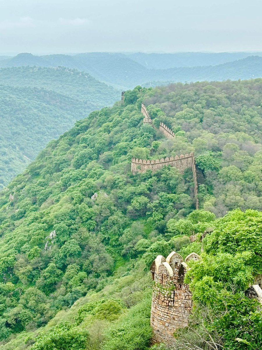 बाला क़िला अलवर की ११km लंबी दीवार 
#alwar
