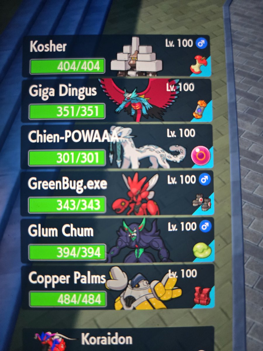 Damage5146's tweet image. This team has been serving me very well so far. Can't wait to lose like 5 trillion matches in a row now that I've said this.