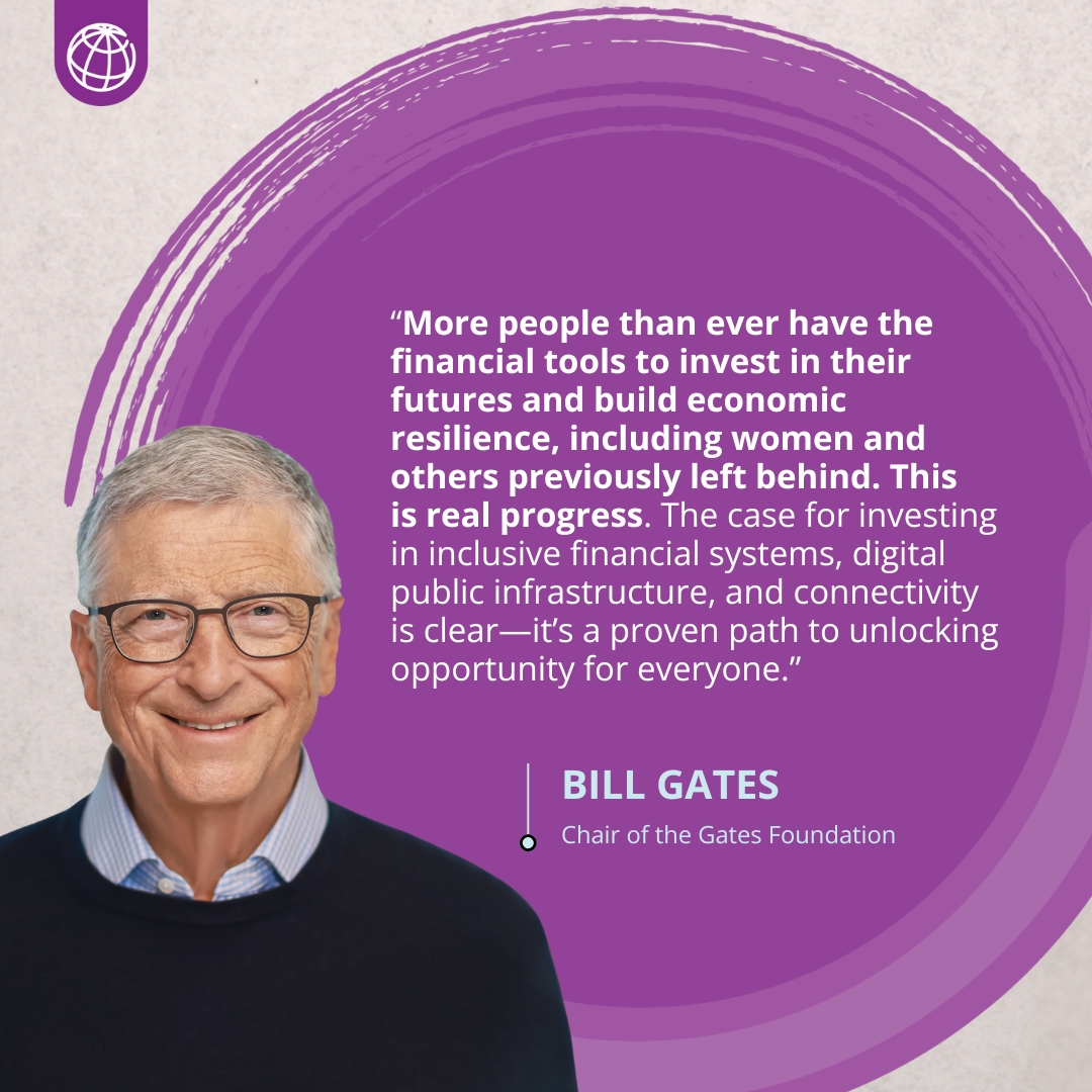 BMGFIndia's tweet image. In just 10 years, digital payments have surged across low- and middle-income economies - rising from limited access in 2014 to 61% usage in 2024. A 27-point leap that’s reshaping financial ecosystems.
Know more: worldbank.org/en/publication…
@BillGates @gatesfoundation @WorldBank…