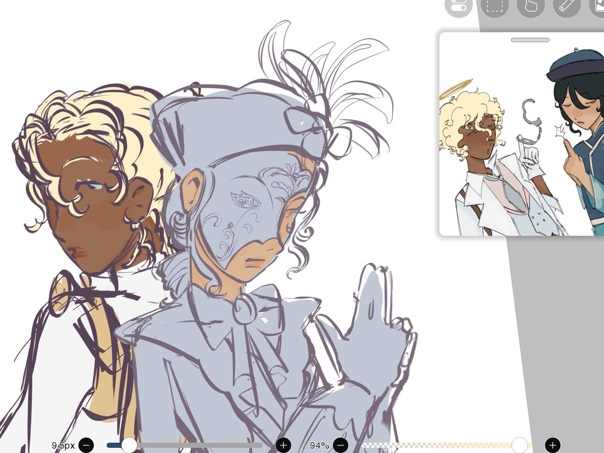 Pond_frogg's tweet image. hey look guys *jingles keys* i’m drawing edluca again look look