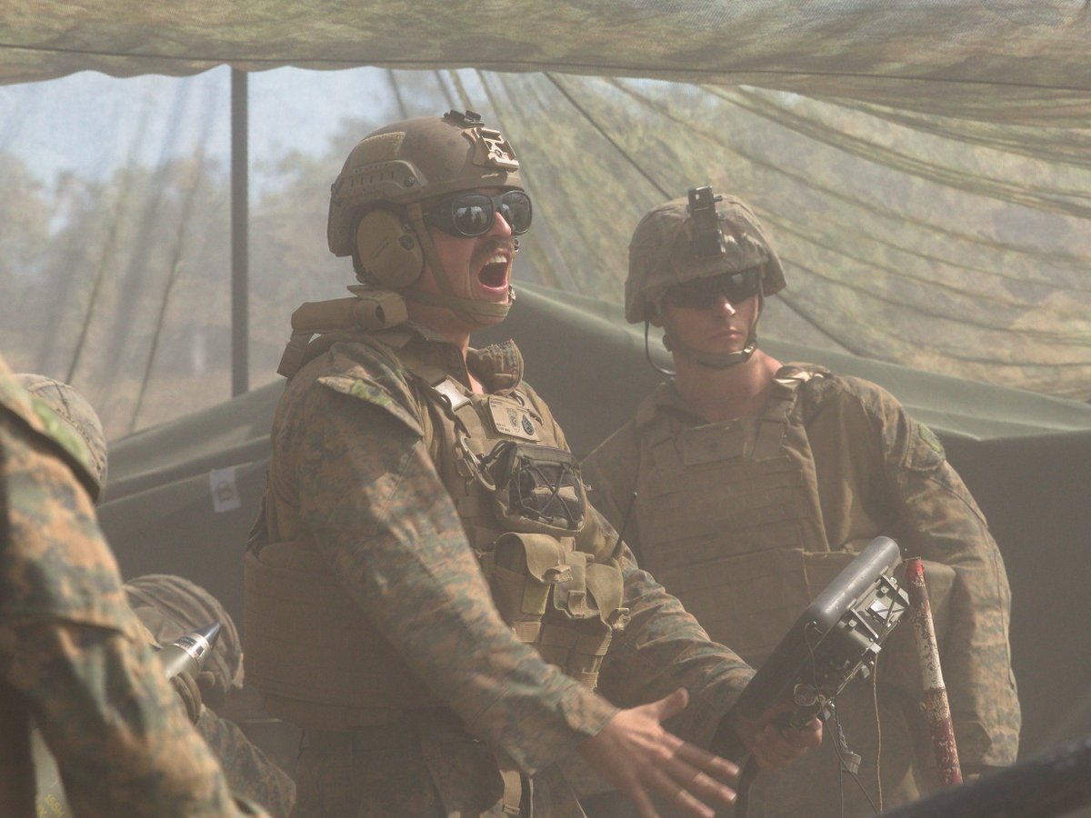 31stMeu's tweet image. 馃搷Queensland, AU, July 13, 2025.
U.S. Marines with BLT 1/7, 31st MEU, conduct an M777 towed 155mm howitzer 15-round fire mission as a part of #TalismanSabre25.
(@USArmy 馃摳 by MSgt. Matthew Keeler)
@DefenceAust @USEmbAustralia
@USMC @DeptofDefense
#Lethality #Readiness #TS25