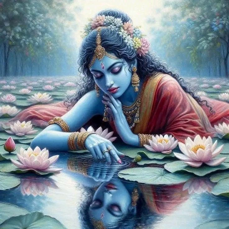 आज फिर लिखा हमने 
भीगी पलकों से 
तेरा नाम
हे मुरलीधर !
और बूंदें बरस पड़ी...

तुम्हारी... 🦋

~ बिमला वर्मा 

#छोटा_दरवाज़ा 
#व्यक्त