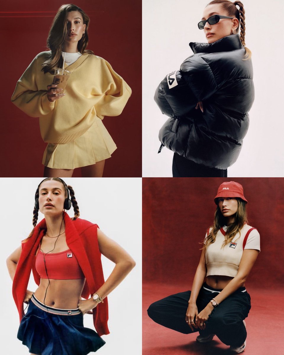 haileybfits's tweet image. Hailey for Fila through the last few of years. Can’t wait for the next campaign! 🤍