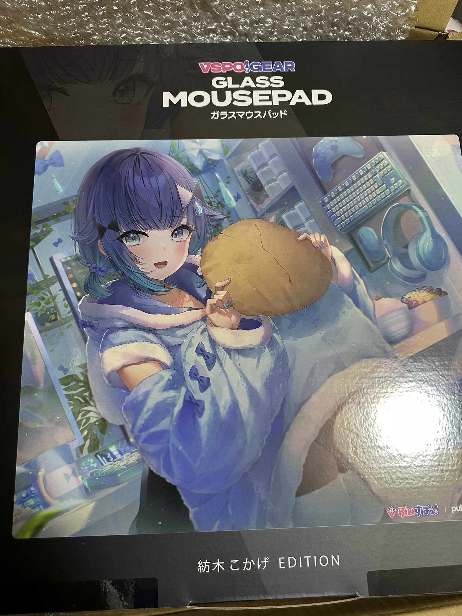 VSPO! GEAR GLASS MOUSEPAD 紡木こかげ EDITION VSPO! GEAR GLASS MOUSEPAD 紡木こかげ EDITION（VSPO! GEAR