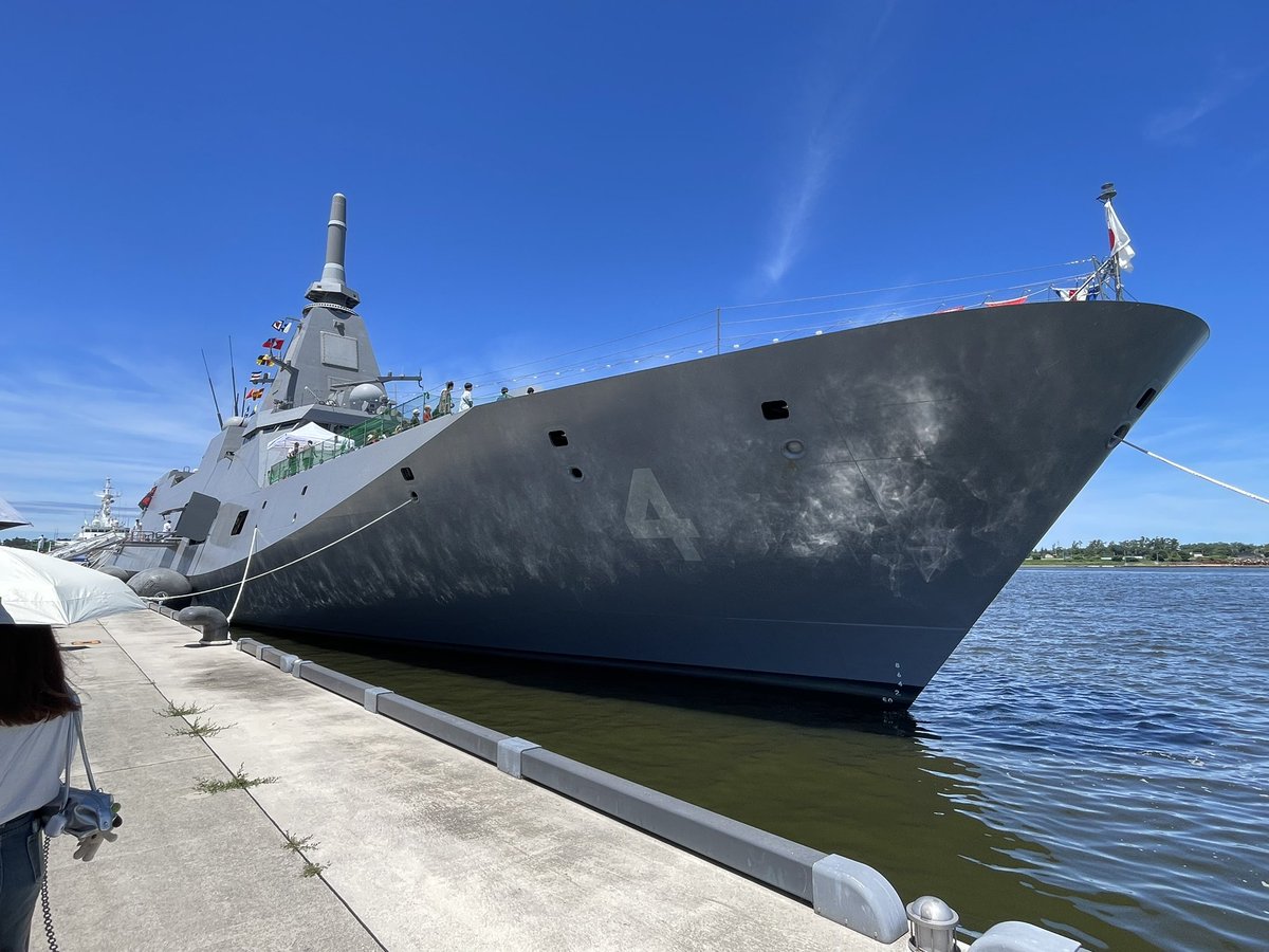 MV_Sakashimaru's tweet photo. 護衛艦みくま見学してきた
#護衛艦みくま
#FFM4
#金沢港クルーズターミナル
↓続きます https://t.co/pYP71HCDs3