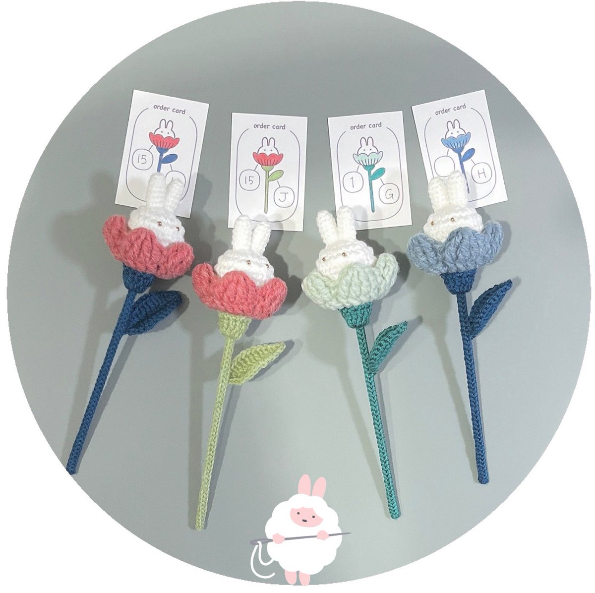 LAPINBLANC2021's tweet image. #うさぎ #ハンドメイド

オーダーいただいた
いちりんのうさぎさんたち ⚘⚘⚘

無事に発送完了しております⸜ ♡ ⸝

今回もかわいいお色のうさぎさんが編めました ✿
ありがとうございました 🐇🌷ᐝ