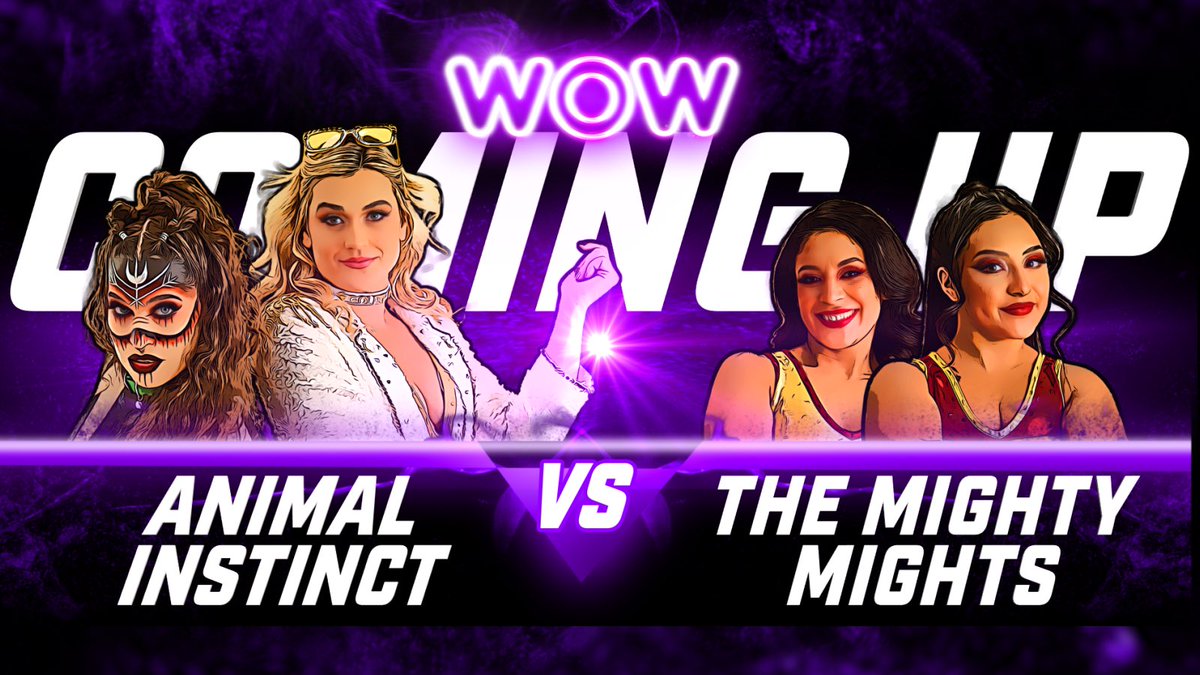wowsuperheroes's tweet image. 🔥TOMORROW on WOW: Picket Line Payback🔥
💪 Sylvia Sanchez vs. Gabriella Cruz
Gabriella Cruz brings her Brazilian Jiu-Jitsu skills to the ring against the tough Sylvia Sanchez.
🌿 The Environmentalists vs. Big Rig Betty & Jessie Jones
Big Rig Betty and Jessie Jones want payback…