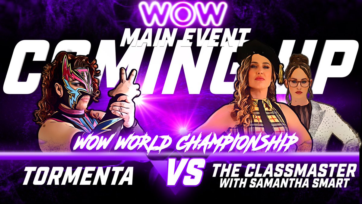 🔥TOMORROW on WOW: Picket Line Payback🔥

💪 Sylvia Sanchez vs. Gabriella Cruz
Gabriella Cruz brings her Brazilian Jiu-Jitsu skills to the ring against the tough Sylvia Sanchez.

🌿 The Environmentalists vs. Big Rig Betty &amp; Jessie Jones
Big Rig Betty and Jessie Jones want payback