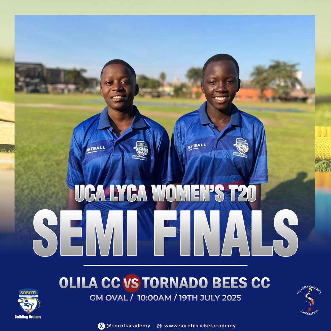 SorotiAcademy's tweet image. π΄π¨π»πͺπ―π«π¨ππ₯
Both our girlsβ teams are in the National Womenβs League semis today
π Soroti City vs Jinja SS (in Jinja)
π Olila vs Tornado Bees (Florida Oval)
Soroti City eyes a 3rd straight titleπ
Our academy is chasing a 3rd all-SCA final π₯³π₯³π₯³
#BuildingDreams