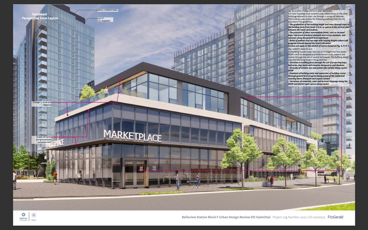 BuildUpDenver's tweet image. Union Ave & S Niagara St (+ Layton & S Newport) #Denver 80237
Two 22-story towers on 3.3 acre site brings new grocery store and residential podium with them. BIG development for S Denver—634 homes (846 beds) w/ 781 veh & 125 bike parking spots. Rids the streets of two slip lanes!