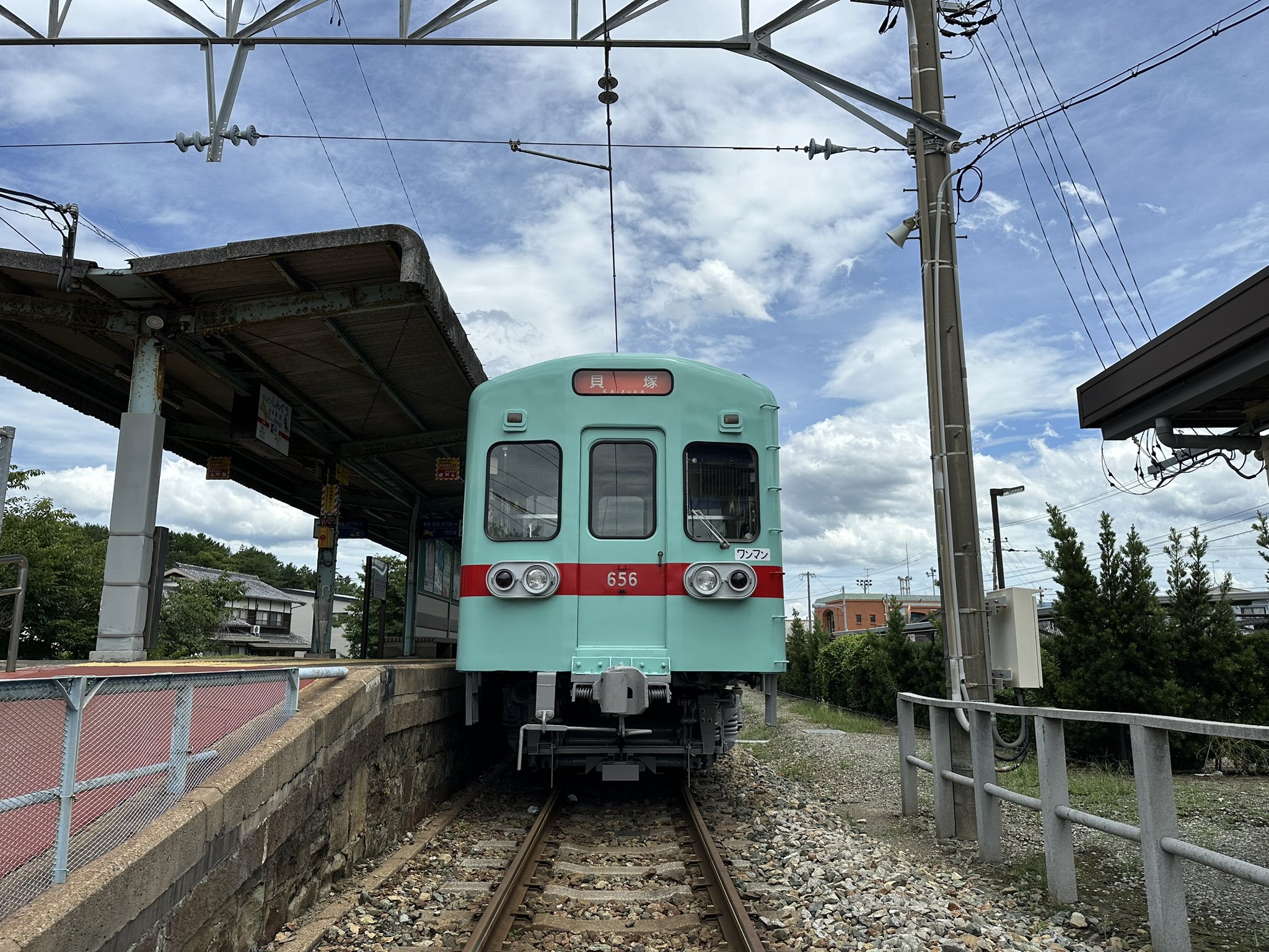 水彩画　ジクレー版画「西鉄電車とコスモス」（久留米市） m40027310473_1.jpg?1718959068