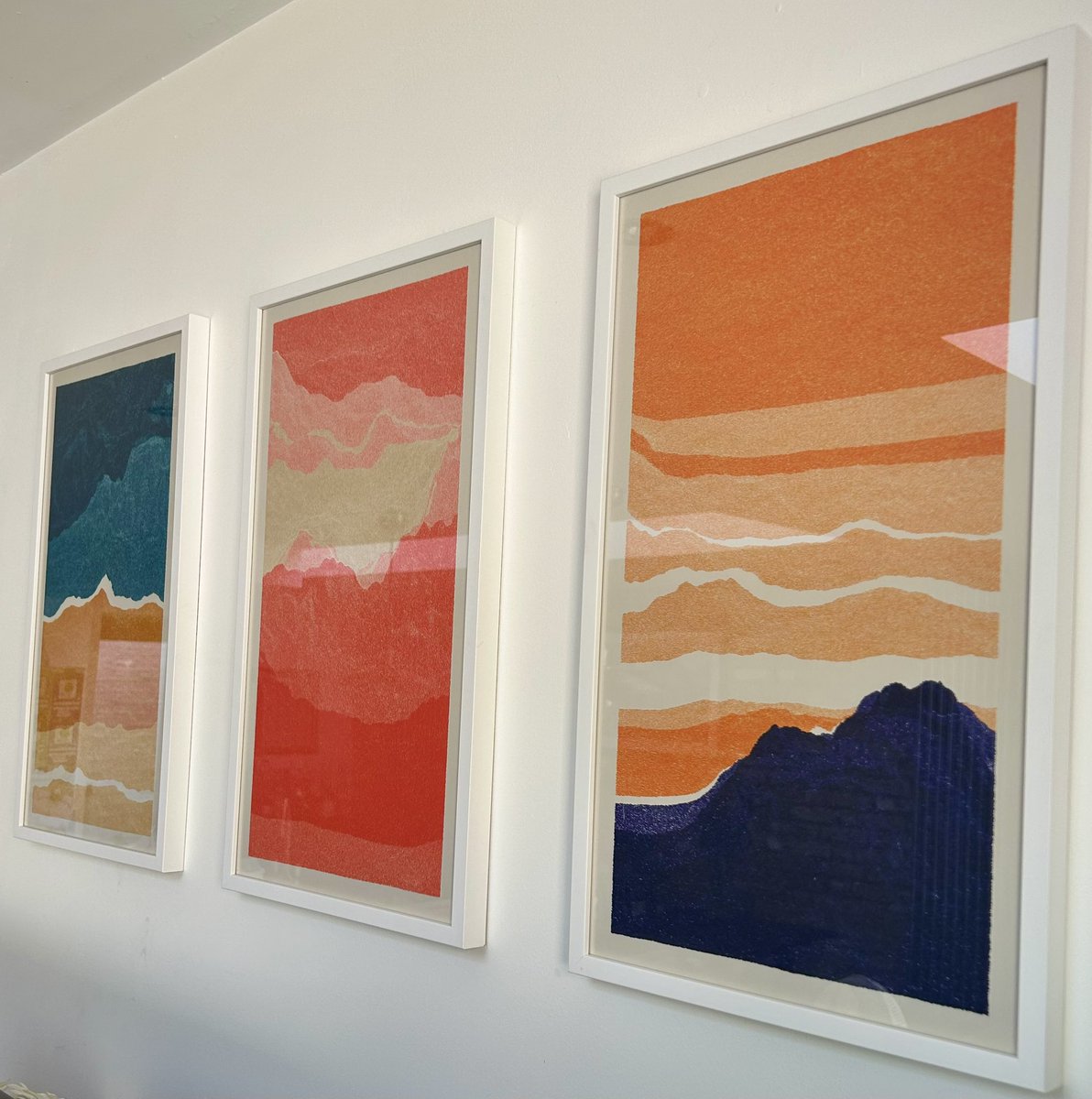 Everywhere I look, Meridian. Framed the Meridian print triptych I purchased from Matt’s online store ($45 each). Looks meant to be. Link for the store below. 👇