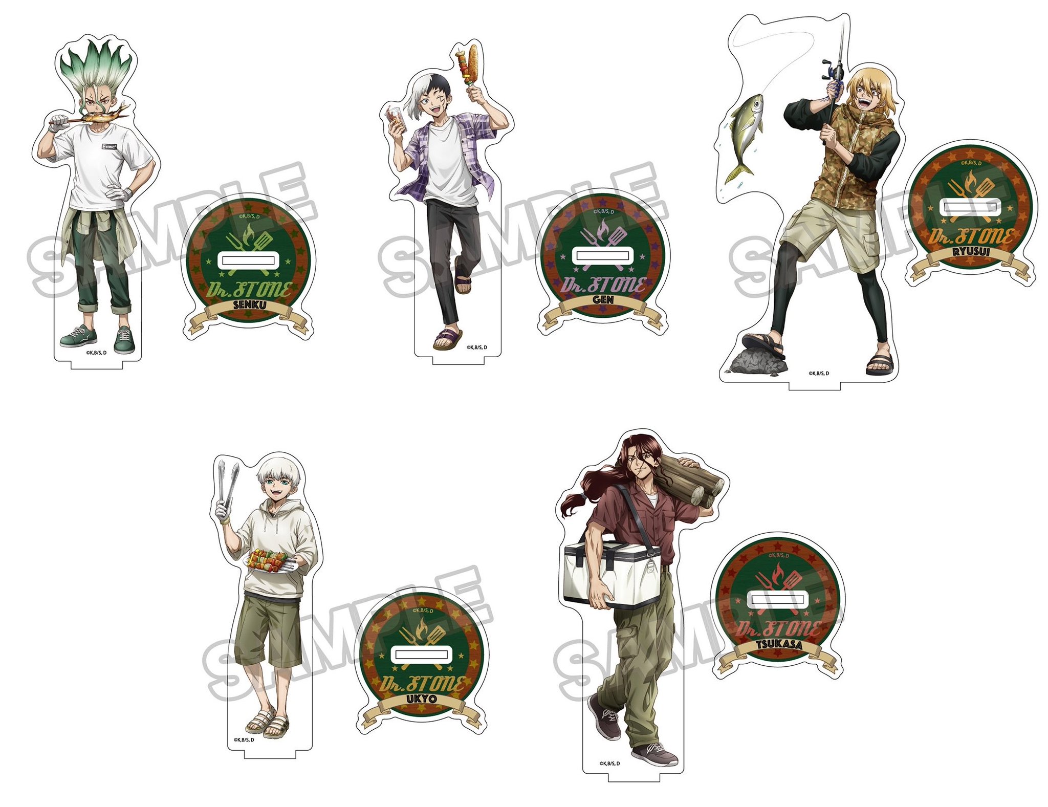 ドクターストーン アクリルスタンド「Dr.STONE」49/アーガイル柄ver. 石神千空
