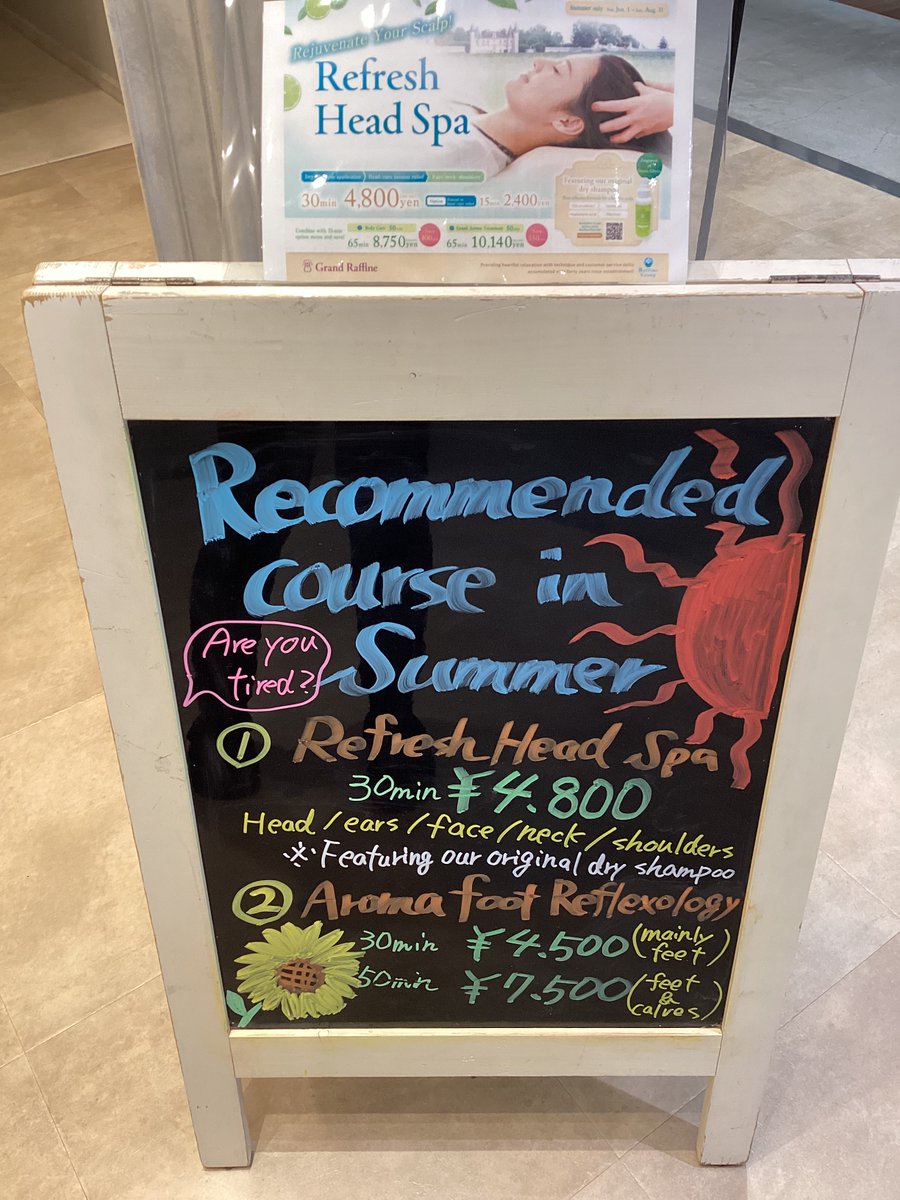 こんにちは♪#グランラフィネ心斎橋パルコ店です😊

【本日、すぐのご案内可能です✨ペアも◯】

ぜひ、ご予約お待ちしております☺️
#ラフィネグループ最新情報
#リラクゼーション
#リフレクソロジー
#アロマトリートメント
#ボディケア
#ヘッドスパ
#osakajapan
#御堂筋
#癒しの時間
#EXPO
#抽選会