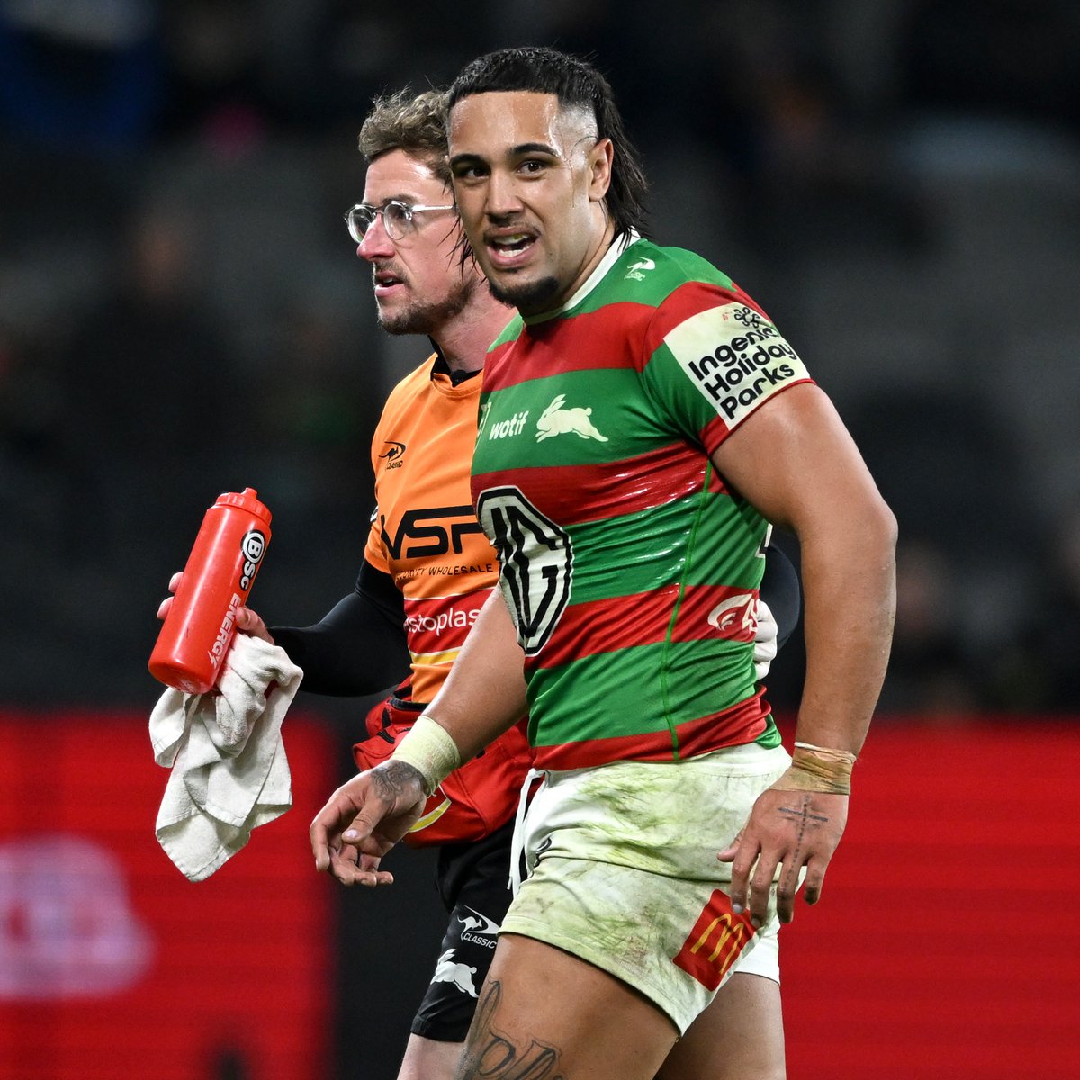 CODE NRL (@codenrl) on Twitter photo Four weeks could be a best-case scenario for the injured Keaon Koloamatangi amid a club crisis which could see the Rabbitohs missing up to 14 of their top 30 squad and relying on part-timers in Townsville.
LATEST: bit.ly/3IzJE05
✍️: <a href="/DaveRic1/">David Riccio</a> and <a href="/MCarayannis/">Michael Carayannis</a> Four weeks could be a best-case scenario for the injured Keaon Koloamatangi amid a club crisis which could see the Rabbitohs missing up to 14 of their top 30 squad and relying on part-timers in Townsville.
LATEST: bit.ly/3IzJE05
✍️: <a href="/DaveRic1/">David Riccio</a> and <a href="/MCarayannis/">Michael Carayannis</a>
