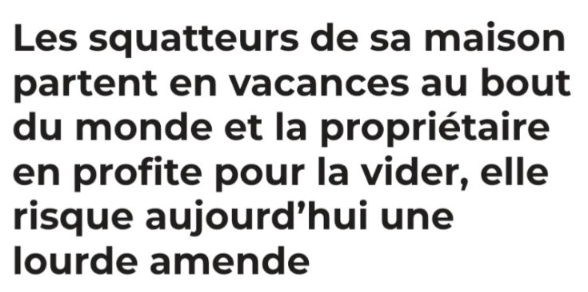 La justice en folie