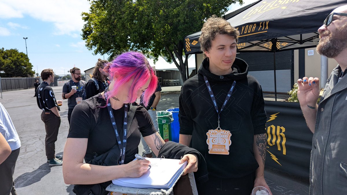 Demoing Worldseekers at opensauce.com in San Mateo. This is a super cool event and if you're in the area you definitely need to check it out!!

#gamedev #opensauce #opensauce2025 #indiedev #gpsgame #makers