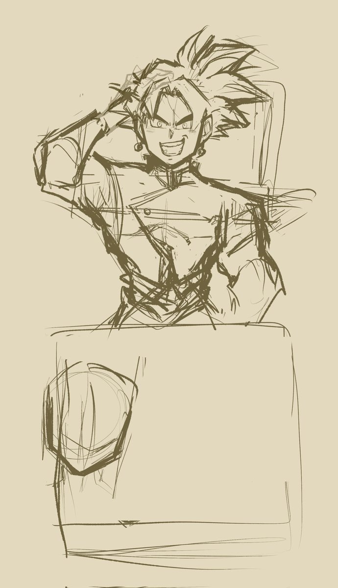 Izuchant's tweet image. Wip of a Commissi0n I'm working on π±
It's from a Fanfic. I love when I draw Fanfic scenes hahaha