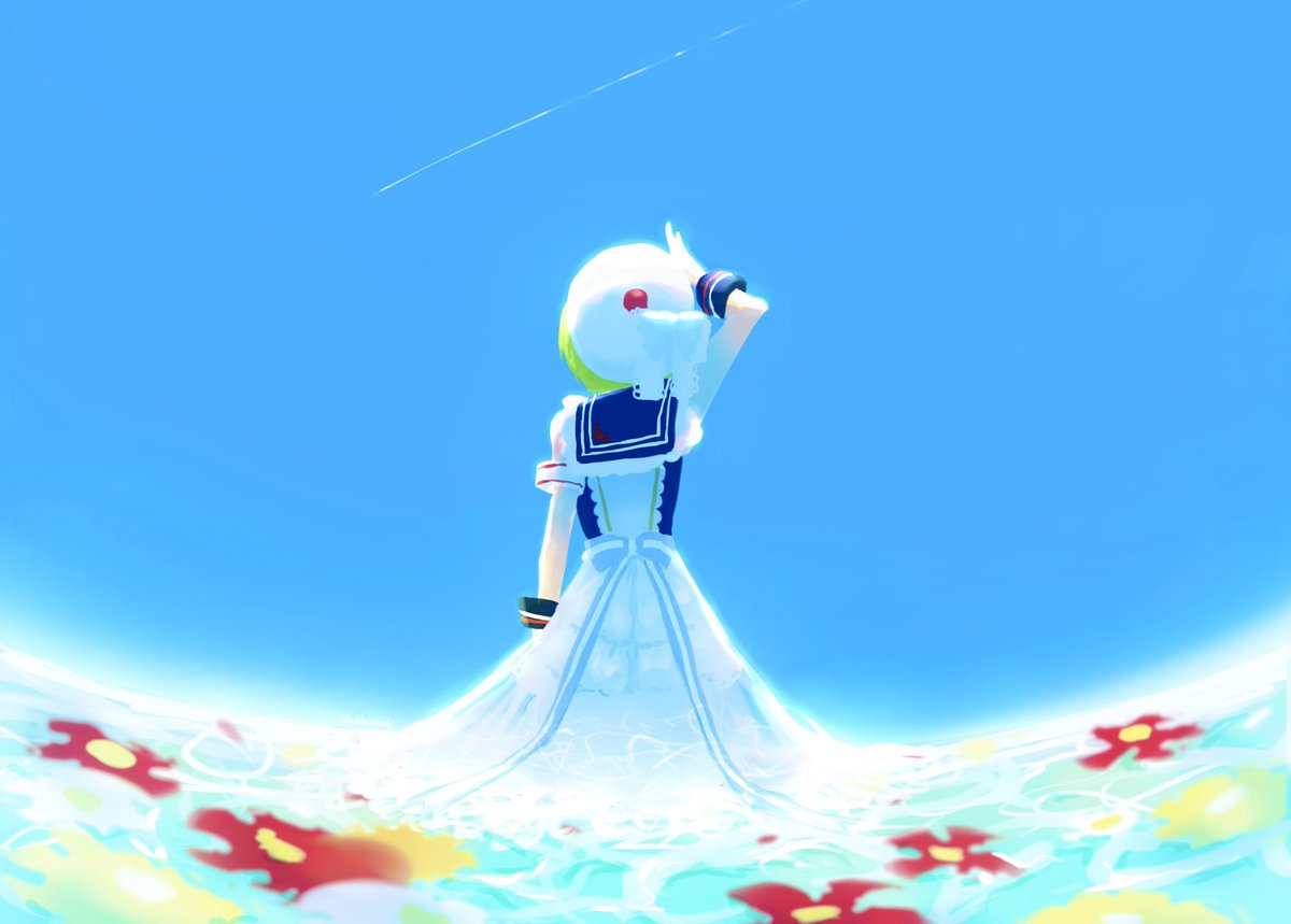 「むかし描いたお気に入りの夏フレちゃん」|ふっかのイラスト
