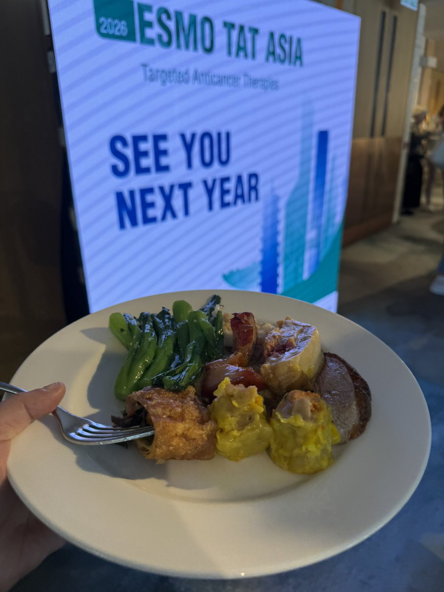 anmwongNZ's tweet image. Ok @myESMO #ESMOTATAsia25 #Hongkong has set the standard of care for conference lunch! 🇭🇰🥟
Thanks so much to the organisers!
🤩🤩🤩