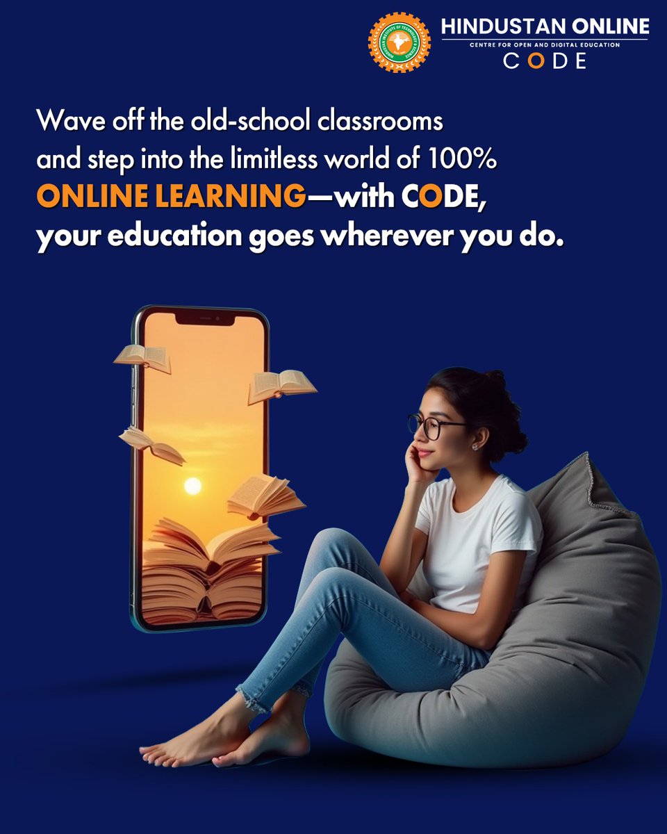 Wave off the old-school classrooms &amp; step into the limitless world of 100% Online Learning with #CODE.

Explore BBA, BCA, B.Com, MBA, MCA &amp; MA English today!

#LearnWithCODE #StudyWithCODE #OnlineLearning #OnlineBBA #OnlineBCA #OnlineBCom #OnlineMBA #OnlineMCA