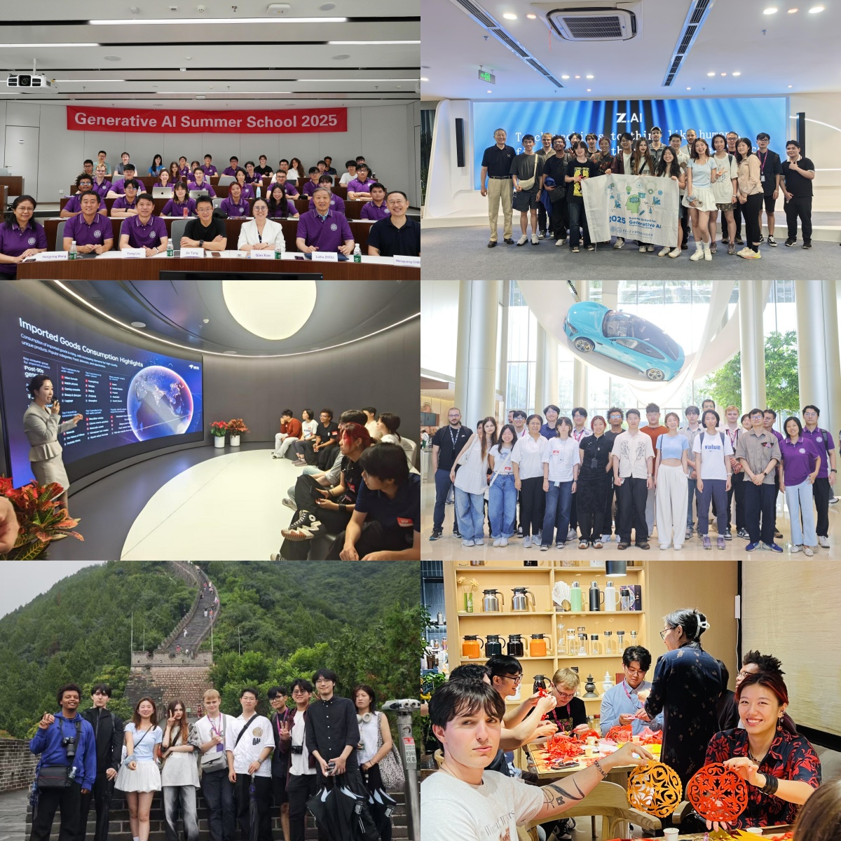 thudcst's tweet image. 🌍 The 2025 #Tsinghua International Summer School on Generative AI wrapped up after two inspiring weeks! Nearly 30 students from 10+ countries dove into #GenAI, visited top tech firms like Xiaomi & Huawei, and explored Chinese culture. A transformative summer experience! 🎉