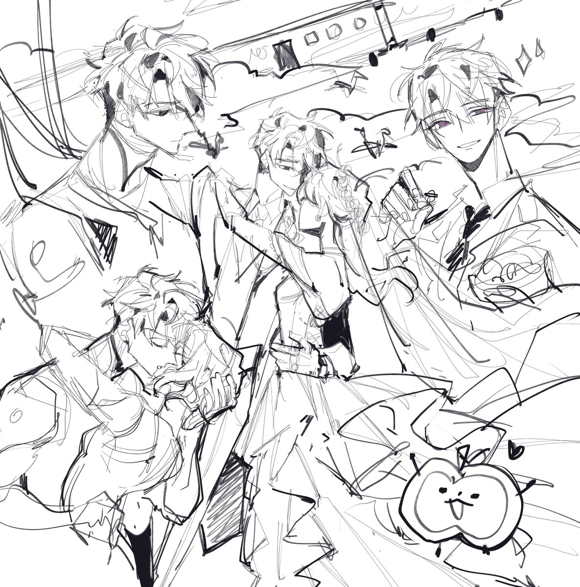 [WIP] some caleb doodles to heal me~